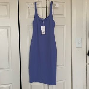 Zara light purple bodycon dress